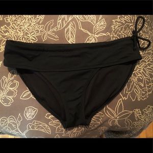 Athleta Full Tide Swim Bikini Bottom Black Small